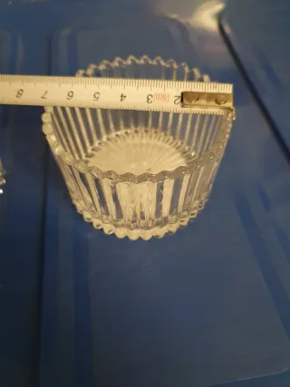 Portaconfetti in vetro trasparente