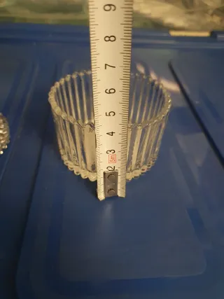 Portaconfetti in vetro trasparente