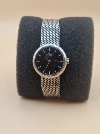 Orologio Darwil Quarzo Argento Nero