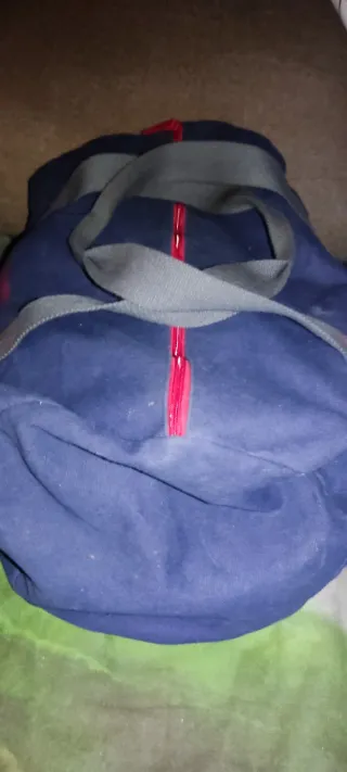 Bolsa de deporte Adolfo Domínguez azul