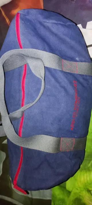 Bolsa de deporte Adolfo Domínguez azul