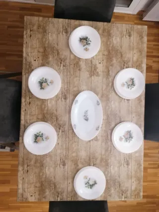 Plato Rosa Arcopal France.