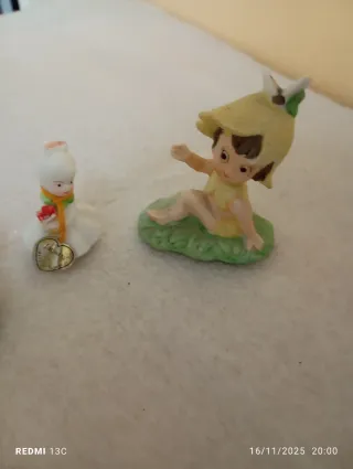 Set 3 Decorazioni Porcellana