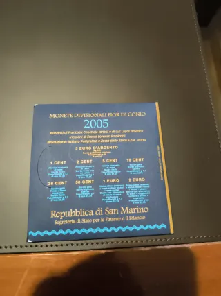 San Marino 2005 Euro Coin Set
