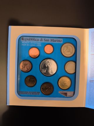 San Marino 2005 Euro Coin Set