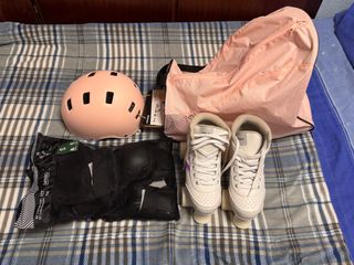 Pack Patines Talla 37 + Casco + Rodilleras