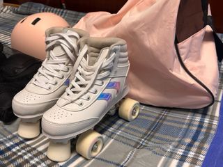 Pack Patines Talla 37 + Casco + Rodilleras