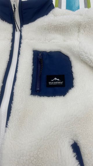 Cazadora polar unisex Blue Banana