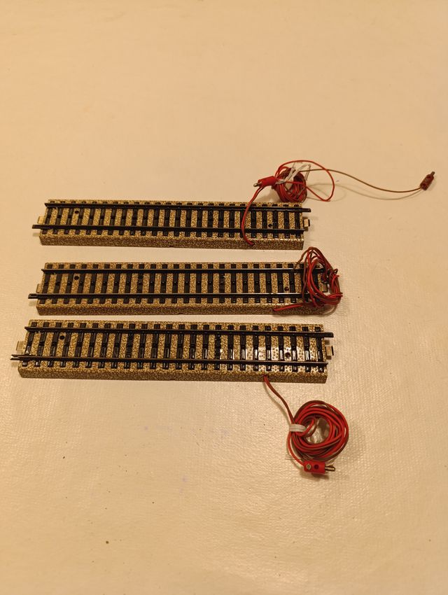 3 Tramos Vía Marklin H0 5131