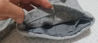 Jardineira menino cinza