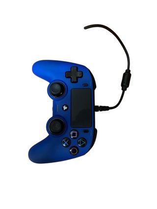 Mando PS4/PC con cable azul