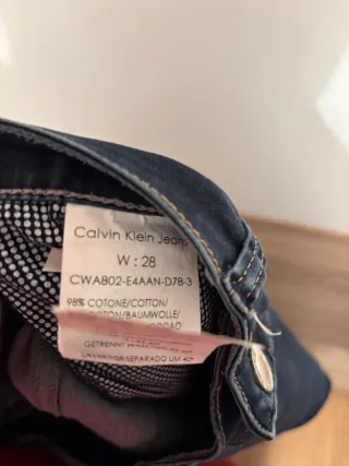 Pantalón vaquero Calvin Klein Jeans azul