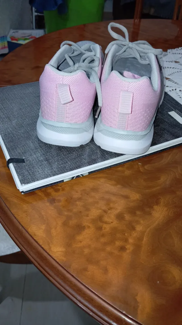 Deportivas mujer talla 38 rosas y grises