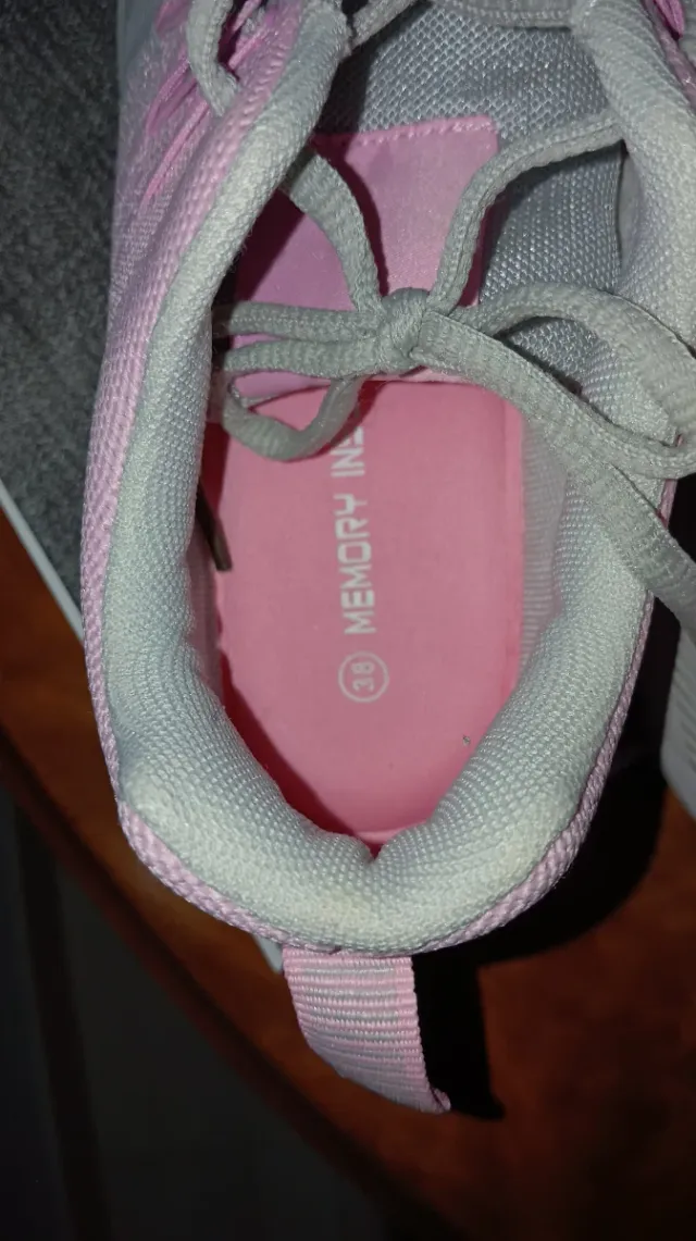 Deportivas mujer talla 38 rosas y grises