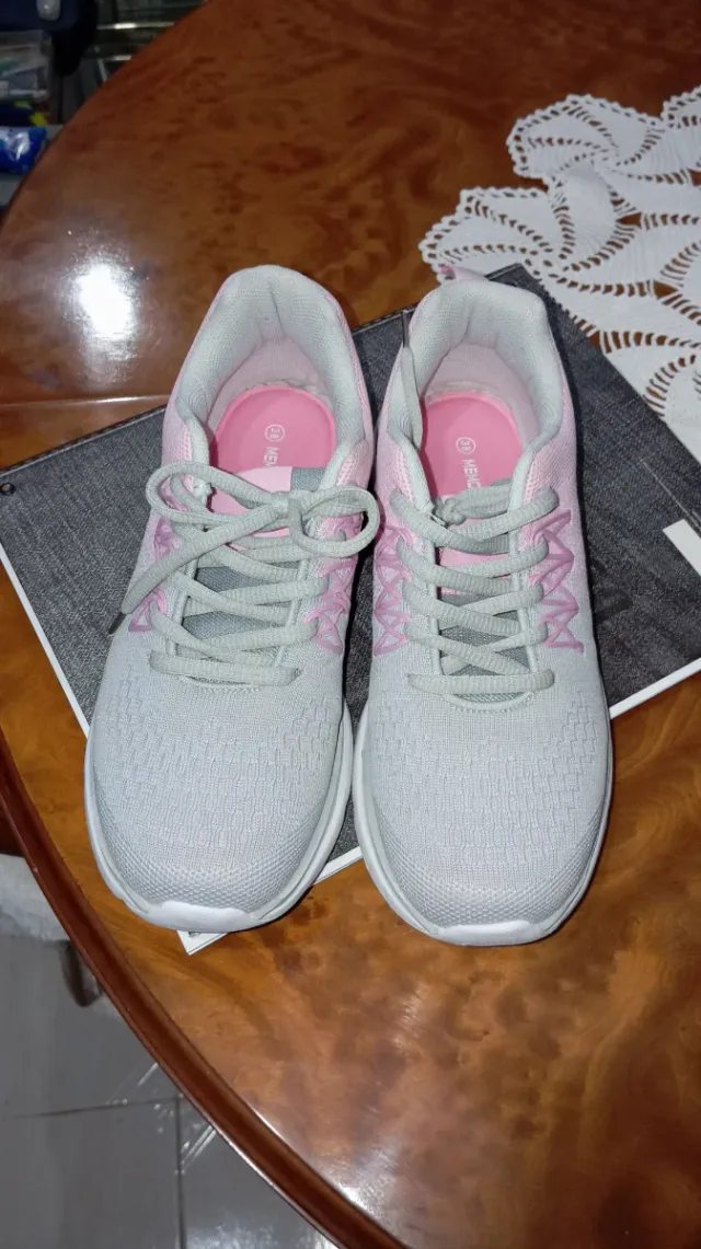 Deportivas mujer talla 38 rosas y grises