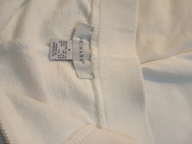 Pantalón blanco cómodo con cremallera