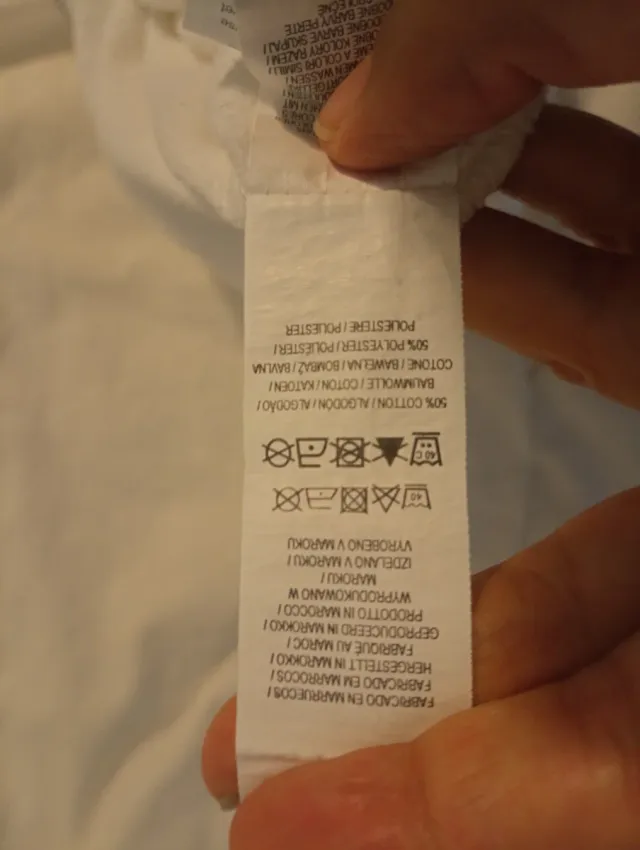 Pantalón blanco cómodo con cremallera