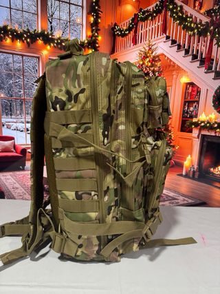 Mochila Táctica Militar 50L Beige/Verde nueva