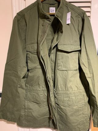 Abrigo Parka Gap Verde Militar Hombre