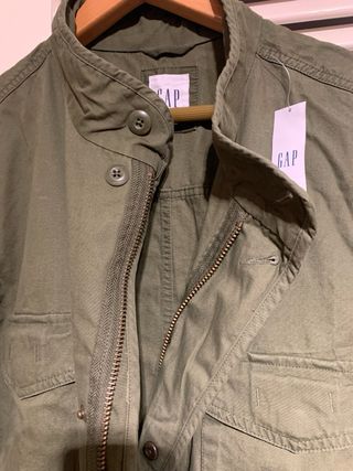 Abrigo Parka Gap Verde Militar Hombre