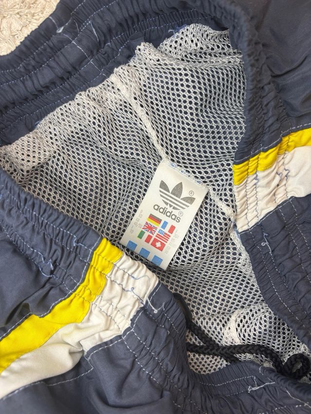 Chándal  completo Gris y blanco Vintage Adidas