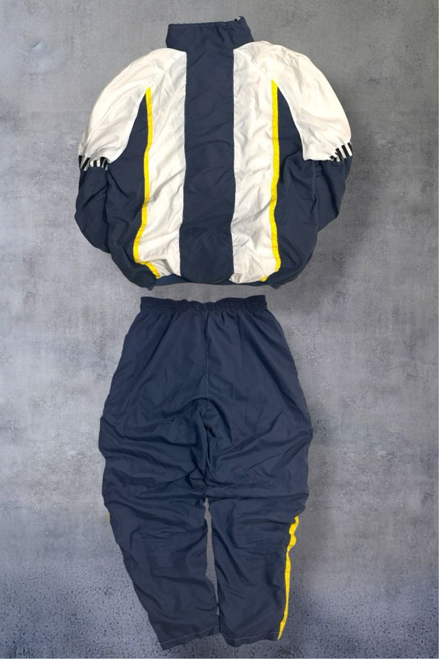 Chándal  completo Gris y blanco Vintage Adidas