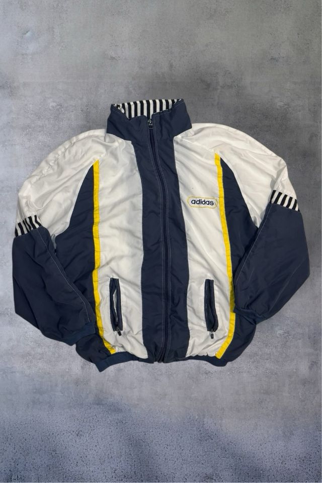 Chándal  completo Gris y blanco Vintage Adidas