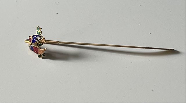 Segnalibro con pappagalli smaltati