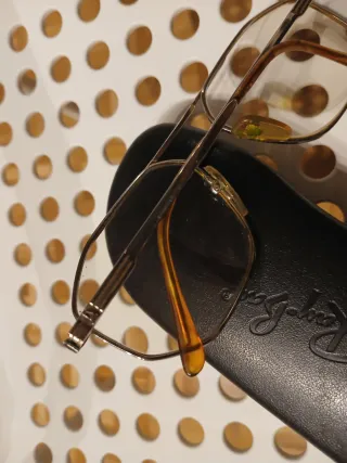 Gafas vintage 18K LORIS AZZARO CON ESTUCHE RAYBAN