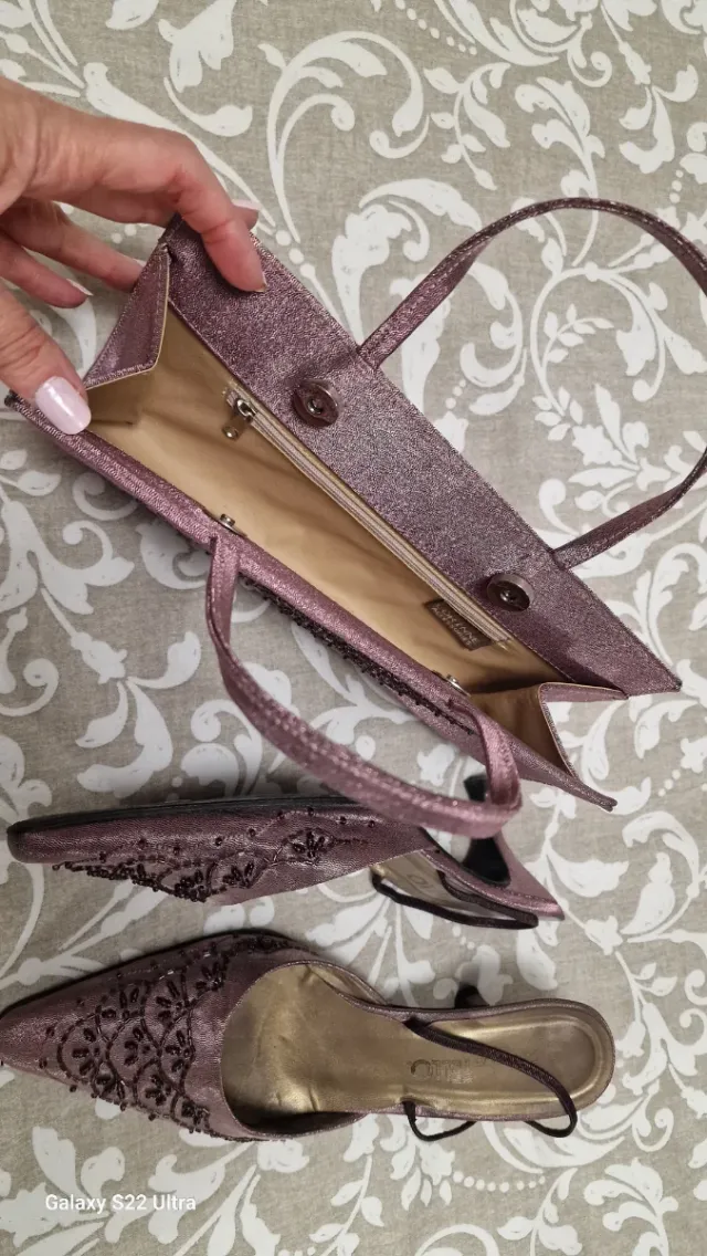 Conjunto Zapatos y Bolso Fiesta