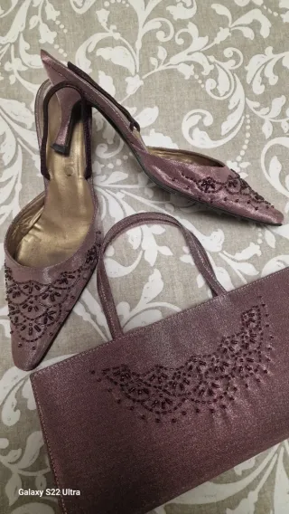 Conjunto Zapatos y Bolso Fiesta