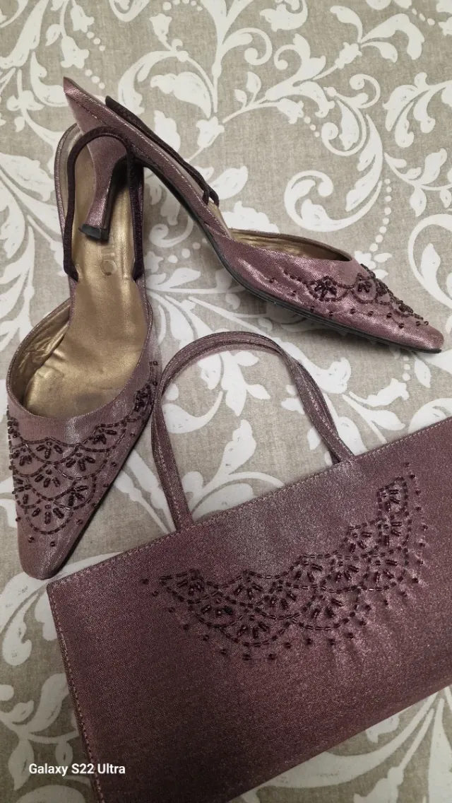 Conjunto Zapatos y Bolso Fiesta