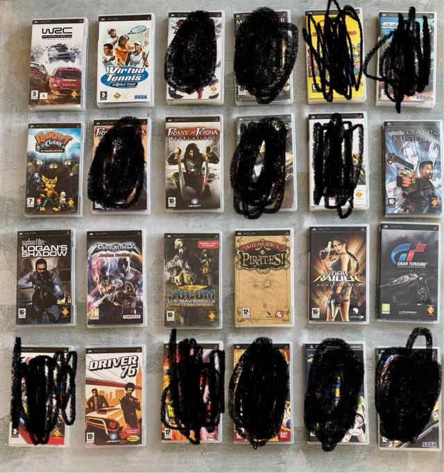 Lote de juegos PSP