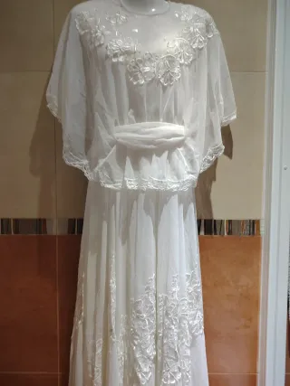Vestido de Novia Blanco Encaje