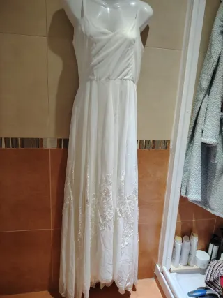 Vestido de Novia Blanco Encaje