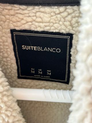 Chaquetón Suiteblanco forro borreguito T.M