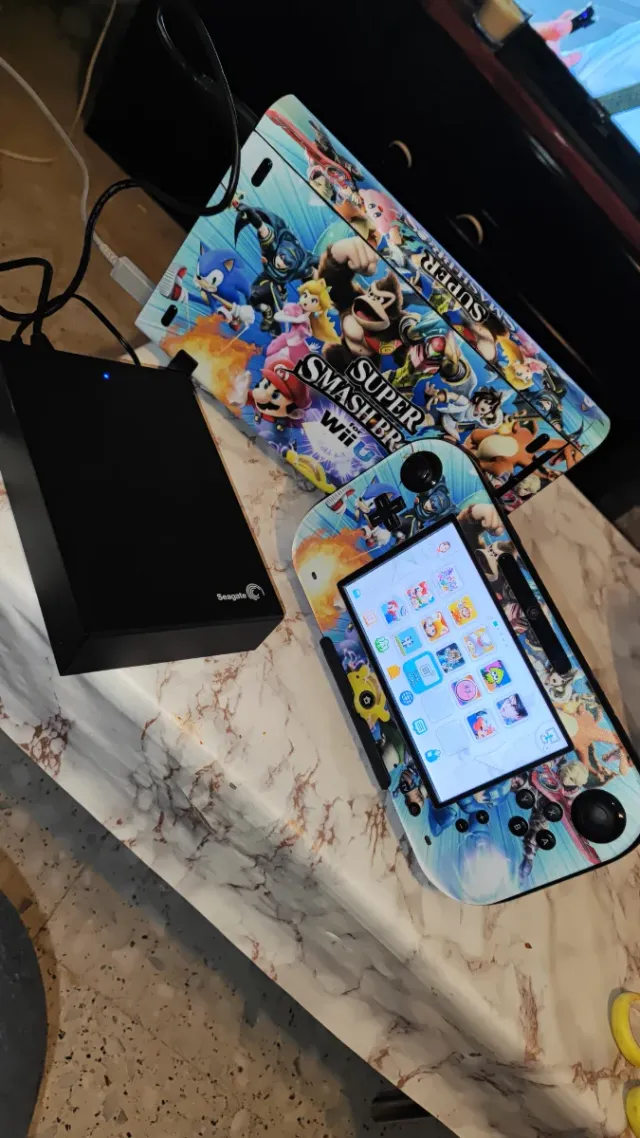 Nintendo Wii U + Disco Duro Seagate