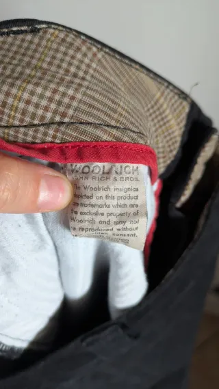 Pantaloni Woolrich Neri Stretch Taglia 28