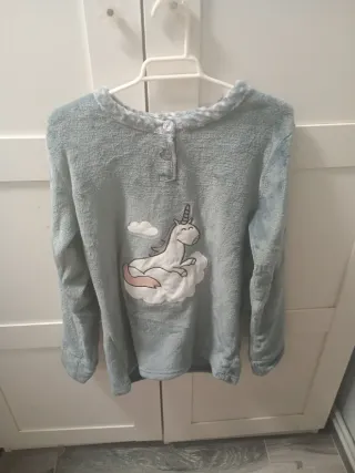 Pijama Unicornio Azul y Rosa