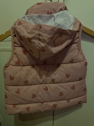 Chaleco niña TEX 4/5 años con capucha