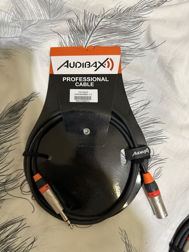 Cable Audibax XLR Macho a Jack Balance