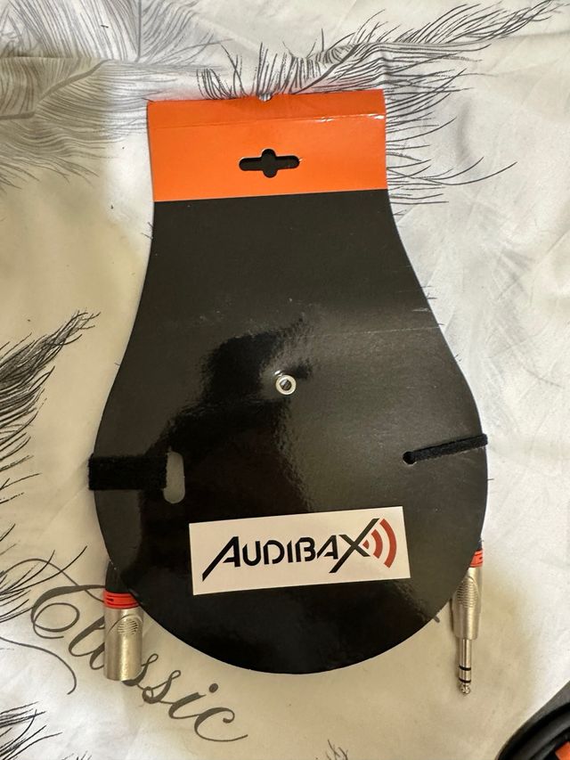 Cable Audibax XLR Macho a Jack Balance