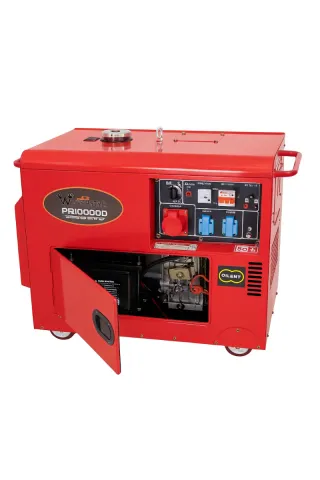 Generador Diésel 10 kVA Rojo
