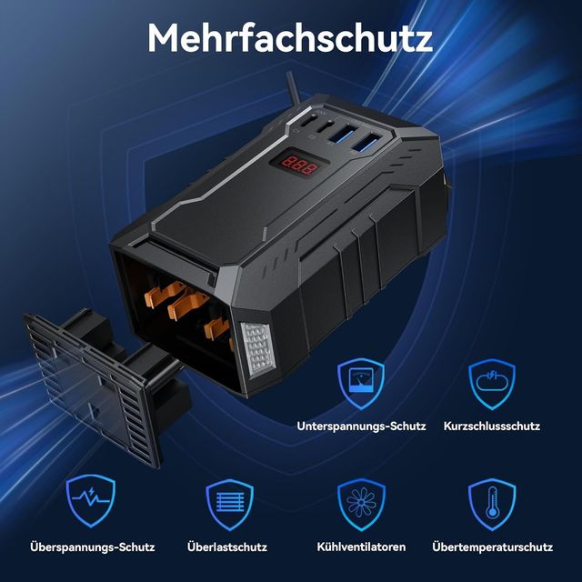 Inverter di Corrente 400W Auto USB