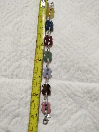 Pulsera Tous Gemas Multicolor Plata