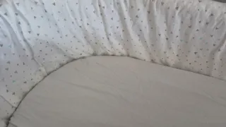 Moisés de mimbre para bebé