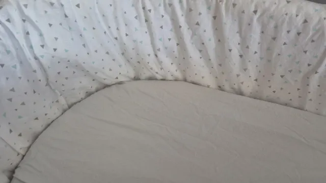 Moisés de mimbre para bebé