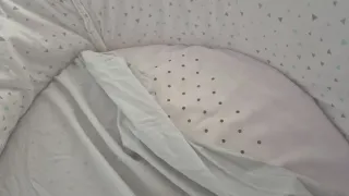 Moisés de mimbre para bebé