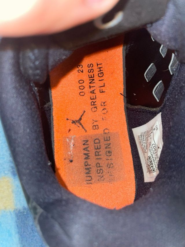 Jordan Max 2000 Zapatillas Negras y naranjas