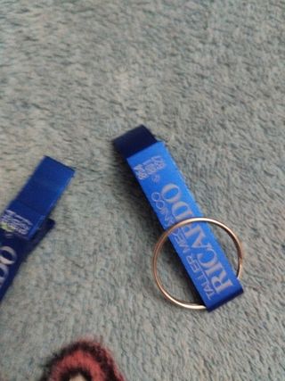 Llavero Abrebotellas Azul Taller Ricardo